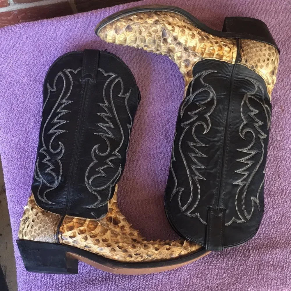Laredo Snakeskin Boots